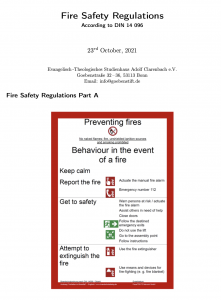 Brandschutzordnung Englisch 23.11.2021
