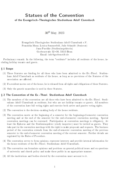 Satzung Englisch 23.11.2021